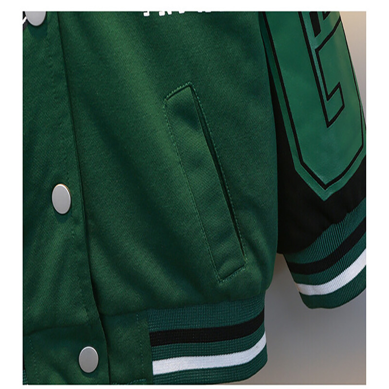 Proljeće i jesen 2024., modni ležerni prozračni bejzbol kaput za dječake, star 2-8 godina