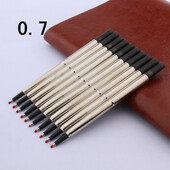 albastru sau negru, de bună calitate, 0,7 mm, 10 buc. rezerve pentru stilou cu bile