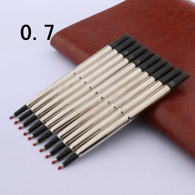 albastru sau negru, de bună calitate, 0,7 mm, 10 buc. rezerve pentru stilou cu bile