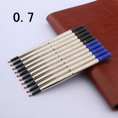 albastru sau negru, de bună calitate, 0,7 mm, 10 buc. rezerve pentru stilou cu bile