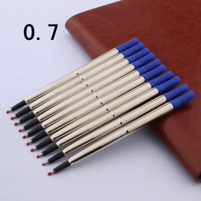 albastru sau negru, de bună calitate, 0,7 mm, 10 buc. rezerve pentru stilou cu bile
