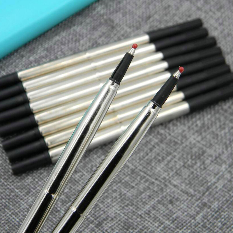 albastru sau negru, de bună calitate, 0,7 mm, 10 buc. rezerve pentru stilou cu bile