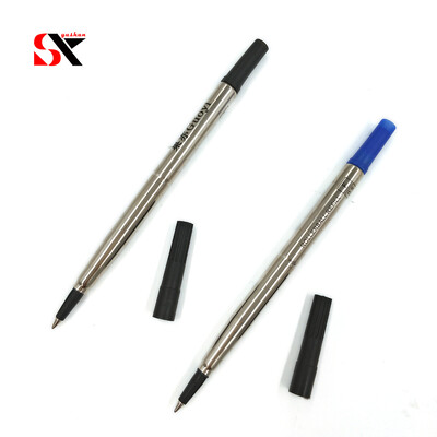 Yushun, albastru sau negru, de înaltă calitate, 0,5 mm, 5 buc. Reumple stilouri cu cerneală gel pentru școală de birou