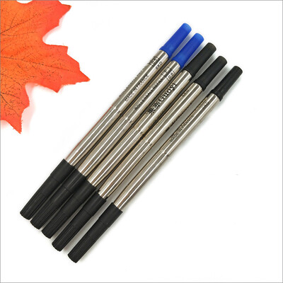 Yushun Blue или Black Hight Quality 0,5 mm 5 бр. Ролкови химикалки, пълнители Гел мастило за офис училище