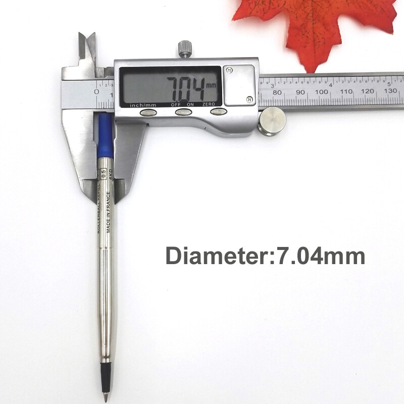 Yushun Blue или Black Hight Quality 0,5 mm 5 бр. Ролкови химикалки, пълнители Гел мастило за офис училище