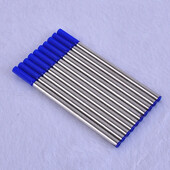 10 tk/komplekt Kvaliteetne sinine must rullpliiatsi täitmine 0,7 mm rull-kuulikese täitmine Kontoritarvete tasuta kohaletoimetamine