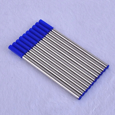 10 tk/komplekt Kvaliteetne sinine must rullpliiatsi täitmine 0,7 mm rull-kuulikese täitmine Kontoritarvete tasuta kohaletoimetamine