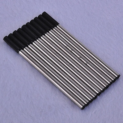 10 tk/komplekt Kvaliteetne sinine must rullpliiatsi täitmine 0,7 mm rull-kuulikese täitmine Kontoritarvete tasuta kohaletoimetamine