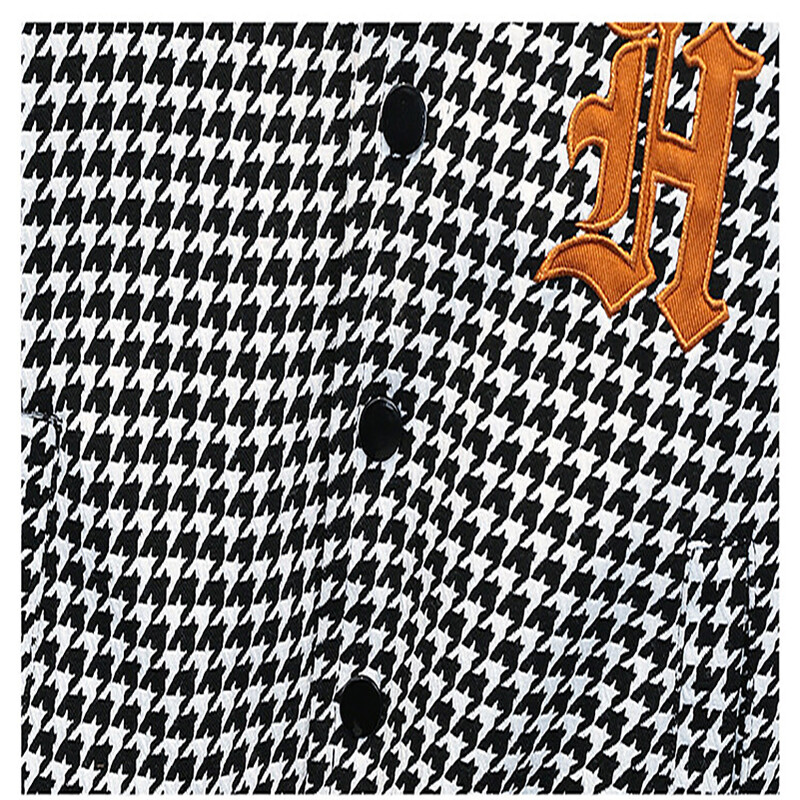 2024. aasta kevad- ja sügisene poiste moekas vaba aja veetmise hingav tikitud täht EH Thousand Bird ruuduline mantel, 2–8 aastat vana