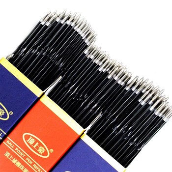 100Pcs/1 Boxed Pen Refills 0,7mm Nibs Ballpoint Refills Rid Magic Writing Ballpoint Stand Nib Red/Blue/Black Ink Rod Refills