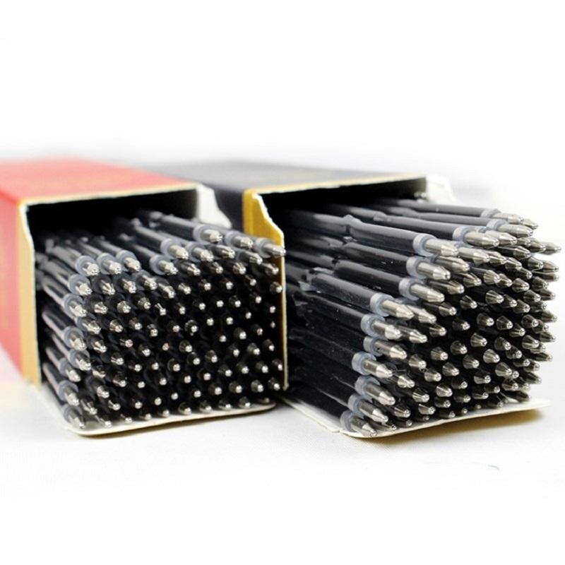 100 buc/1 rezerve pentru stilou cu bile 0,7 mm Penițe de reîncărcare stilou cu bile de scriere magică Peniță roșu/albastru/negru Tijă de reumplere cu cerneală