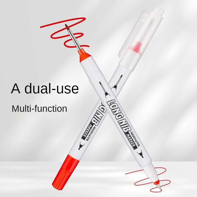 8 buc/set 20mm Markere de vopsea cu cap lung, cu două vârfuri, gaură adâncă, pentru metal rezistent la apă, decorarea lemnului, furnituri de vopsea pentru baie