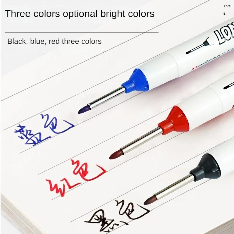 8 buc/set 20mm Markere de vopsea cu cap lung, cu două vârfuri, gaură adâncă, pentru metal rezistent la apă, decorarea lemnului, furnituri de vopsea pentru baie