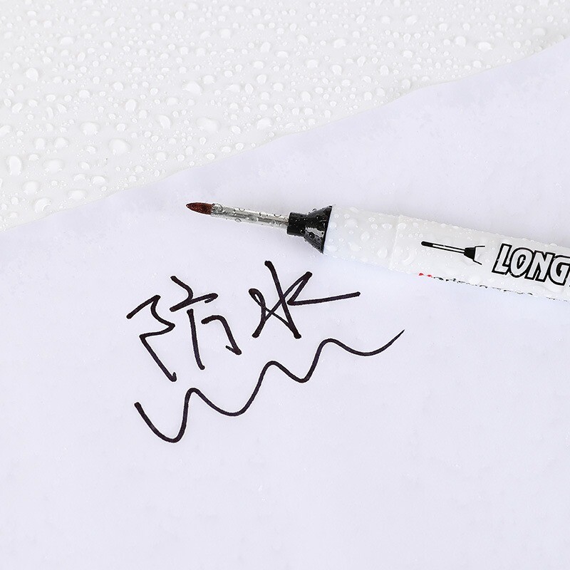 8 buc/set 20mm Markere de vopsea cu cap lung, cu două vârfuri, gaură adâncă, pentru metal rezistent la apă, decorarea lemnului, furnituri de vopsea pentru baie