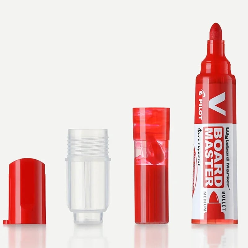 1kom Japanska PILOT olovka za bijelu ploču V Direct Liquid WBMAVBM Tinta velikog kapaciteta na bazi vode koja se brzo suši i brisivi uredski pribor
