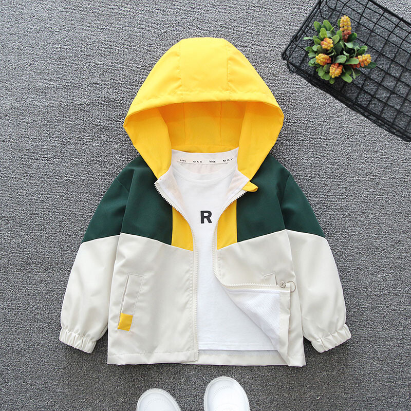 2024. Dječja dječja odjeća s tiskanim slovima i dugim rukavima s patentnim zatvaračem za dječake, proljeće i jesen, Dječja odjeća od 1 do 8 godina