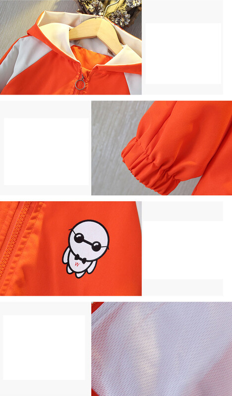 2024, primăvară și toamnă, pentru băieți, tipărire ocazională, buzunar cu litere albe mici, haină cu fermoar, gât rotund, îmbrăcăminte pentru copii, 1-8 ani