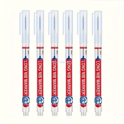 6 tk/komplekt 20 mm sügava auguga pika otsapeaga markerid metallist perforeeriva pliiatsi jaoks veekindel Vannitoa puidutöötlemine dekoratsiooniks mitmeotstarbeline