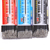 100 τεμ./κιβώτιο 0,7 χιλιοστών στυλό επαναπλήρωσης μαύρου μπλε κόκκινου μελανιού αντικαταστάσιμου πυρήνα Universal μήκους 107 χιλιοστών στυλό τύπου στυλό Τύπου Αναλώσιμα γραφείου