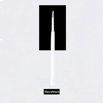 30 komada univerzalnog standardnog stila s crnom i plavom tintom 1,0 mm srednji vrh kemijske olovke za punjenje Štap za olovke školski alat za pisanje