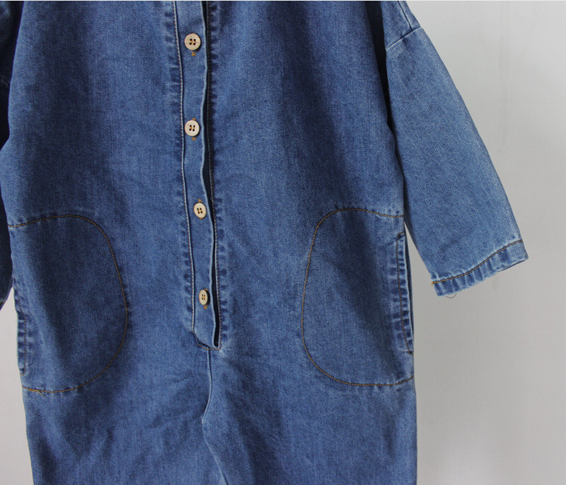 Uus Kevad sügisUnisex Laste Denim Kombinesoonid Korea Style Chic Baby Boys Tüdrukute Kombinesoonid Pehmed Avarad Püksid Laste Riided