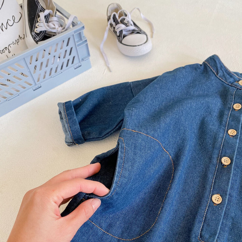 Uus Kevad sügisUnisex Laste Denim Kombinesoonid Korea Style Chic Baby Boys Tüdrukute Kombinesoonid Pehmed Avarad Püksid Laste Riided