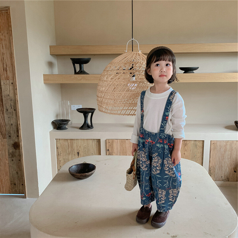 Suvised poistele ja tüdrukutele püksid Denim Kombinesoonid Sukapüksid Kombine Kevad Beebi Laste Püksid Vabaaja püksid Lasteriided