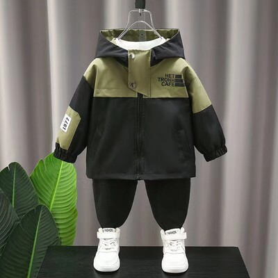 Îmbrăcăminte exterioară de primăvară și toamnă pentru copii La modă 2024 Nou Top pentru copii pentru băieți Îmbrăcăminte pentru copii la modă pentru băieți Jachetă rezistentă la vânt pentru băieți