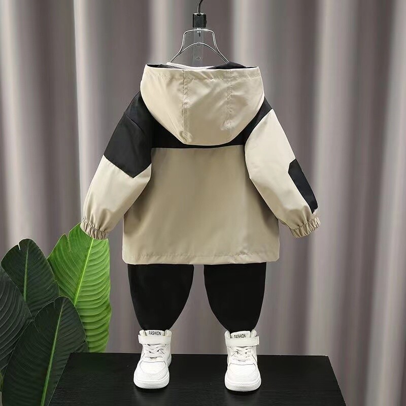 Îmbrăcăminte exterioară de primăvară și toamnă pentru copii La modă 2024 Nou Top pentru copii pentru băieți Îmbrăcăminte pentru copii la modă pentru băieți Jachetă rezistentă la vânt pentru băieți