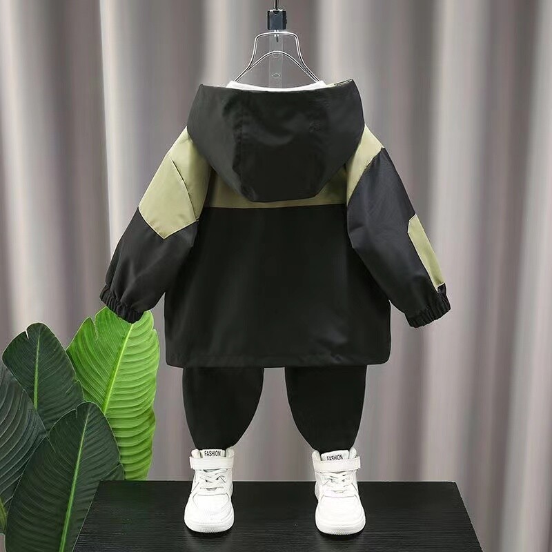 Îmbrăcăminte exterioară de primăvară și toamnă pentru copii La modă 2024 Nou Top pentru copii pentru băieți Îmbrăcăminte pentru copii la modă pentru băieți Jachetă rezistentă la vânt pentru băieți