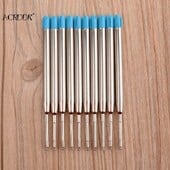 10 buc/lot Meta Pen Refill Scoala Office Pen Ballpoint Refill Neted Fine 1.0mm Medium pentru Parker Papetarie Cadouri