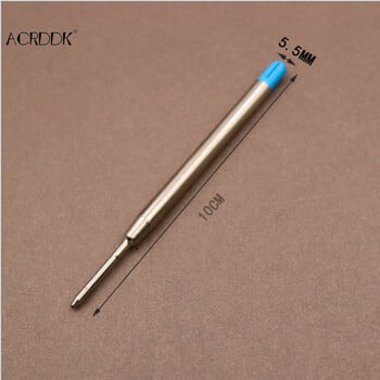 10 τμχ/παρτίδα Meta Pen Refill School Office Ballpoint Pen Refill Smooth Fine 1,0mm Medium For Parker Stationery Gifts Supplies