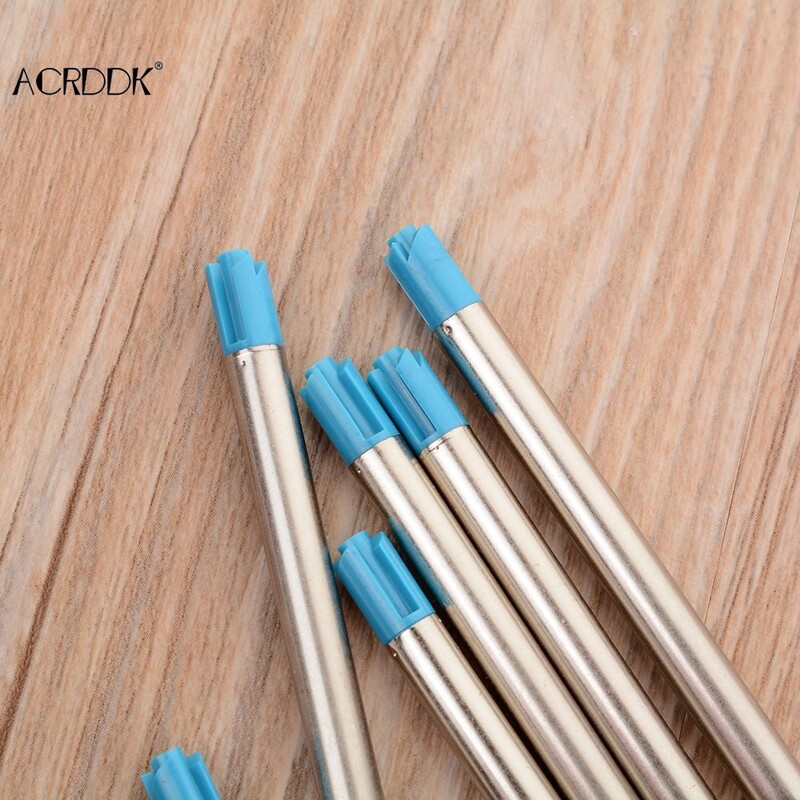 10 buc/lot Meta Pen Refill Scoala Office Pen Ballpoint Refill Neted Fine 1.0mm Medium pentru Parker Papetarie Cadouri