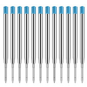 10/20 tk 9,9 cm vahetatavad metallist pastapliiatsi täidised, 1,0 mm keskmise terava otsaga sileda kirjutuspliiatsi täidised Asendusgeeltindi täitmine