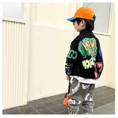 Παιδικά Αγόρια Τζιν Μπουφάν Άνοιξη και Φθινόπωρο Νέο Παιδικό Μπουφάν Baby Casual Tops Παιδικά Ρούχα 2 4 6 8 Y