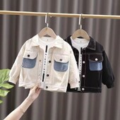 Παιδικό παλτό για αγόρι άνοιξη 2023 Νέα βρεφικά ρούχα Ανοιξιάτικα και Φθινοπωρινά ανοιχτά μπουφάν Ευέλικτο τοπ για μικρά και μεσαία παιδιά