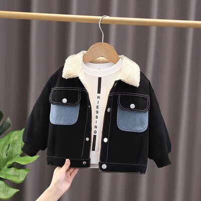 Παιδικό παλτό για αγόρι άνοιξη 2023 Νέα βρεφικά ρούχα Ανοιξιάτικα και Φθινοπωρινά ανοιχτά μπουφάν Ευέλικτο τοπ για μικρά και μεσαία παιδιά