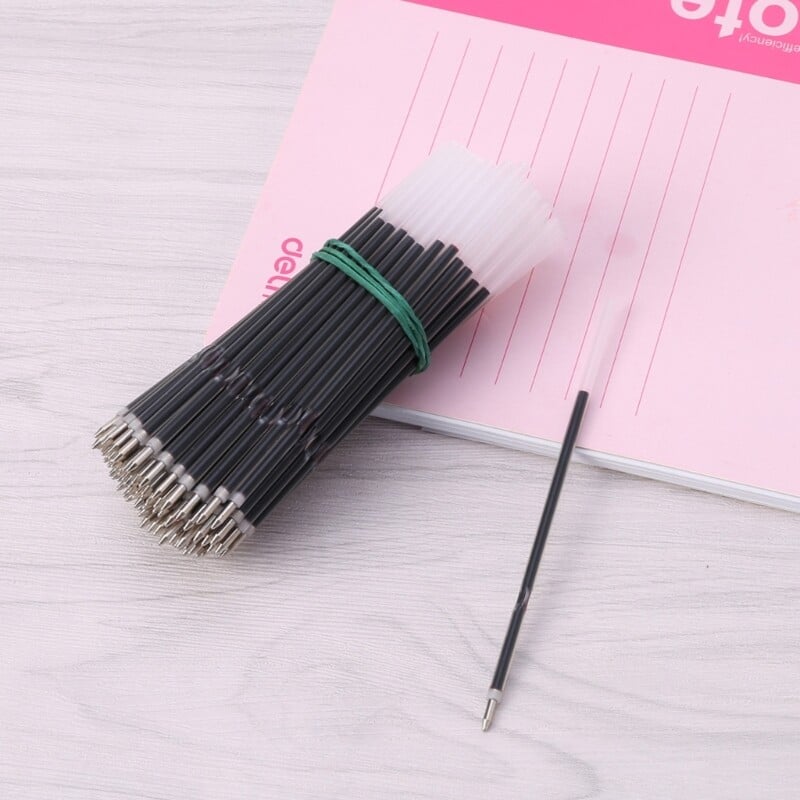 Ulošci za kemijske olovke 0,7 mm za uredske olovke na uvlačenje, školski pribor, 100 pak.