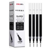 Deli 6936 1,0 mm gel olovka, punjenje za vodenu olovku, zamjena za olovku s potpisom, punjenje za neutralnu olovku, crna tinta