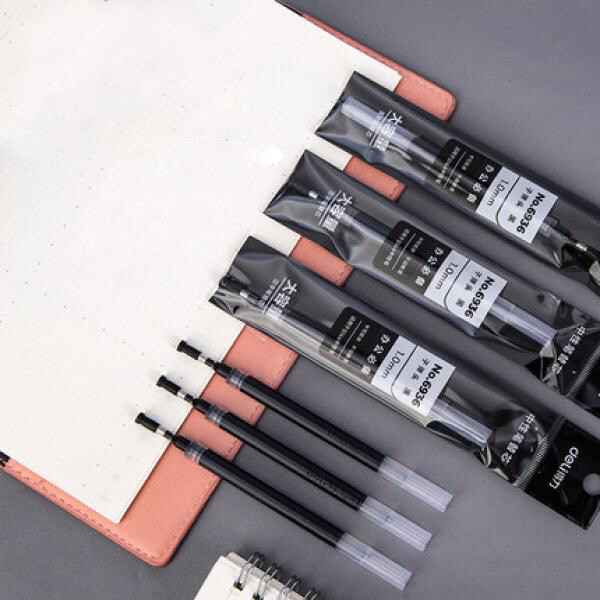 Deli 6936 1,0 mm gel olovka, punjenje za vodenu olovku, zamjena za olovku s potpisom, punjenje za neutralnu olovku, crna tinta