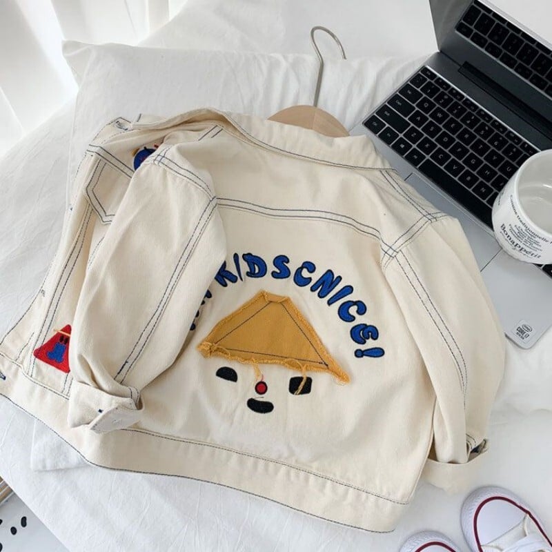 2-7 ani Copii Baieți Jachete din bumbac Denim Topuri Primăvară Toamnă Nouă Modă Dulci Drăguț Jachetă Haine pentru bebeluși