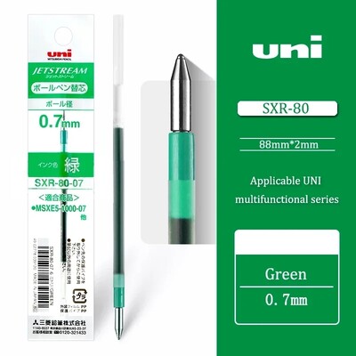 3 buc. Reumplere pix cu bilă Japan Uni SXR-80 0,38/0,5/0,7mm Potrivit pentru MSXE5-1000 SXE3-400 Negru Albastru Roșu Verde Accesorii