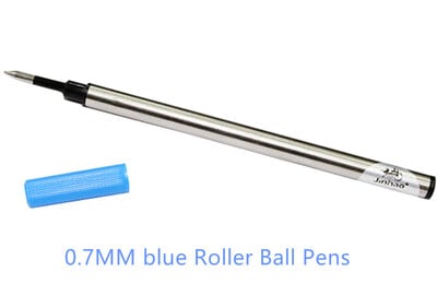 10 bucăți de reîncărcare stilou cu bile JINHAO, cu cerneală standard, neagră și albastră, 0,5 MM 0,7 MM Accesorii pentru școală de birou