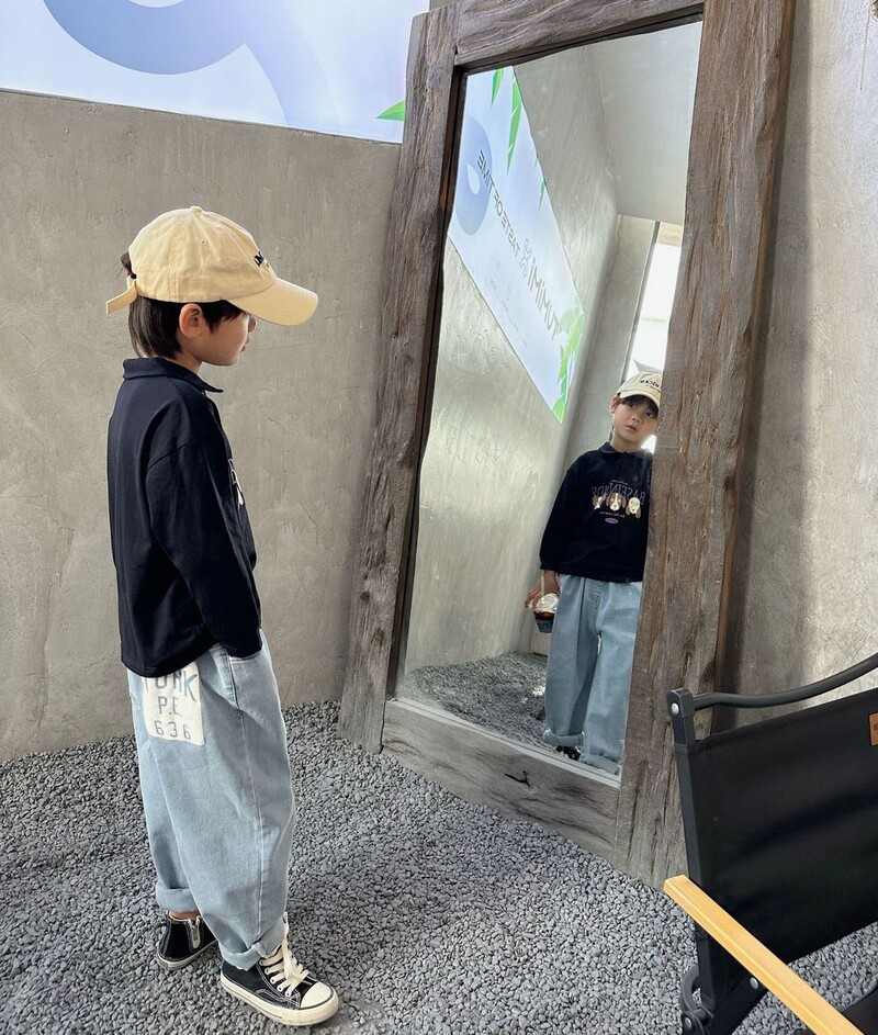 Laste sügispüksid teksapüksid uus Korea väljaanne poistele ja tüdrukutele kevadpüksid lastele lahedad vabaaja teksapüksid