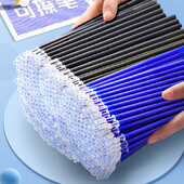 100 τμχ Erasable Gel στυλό Refill Rod set Erasable Pen Washable Hand 0,5mm Blue Black Ink School School Stationery Writing Tool