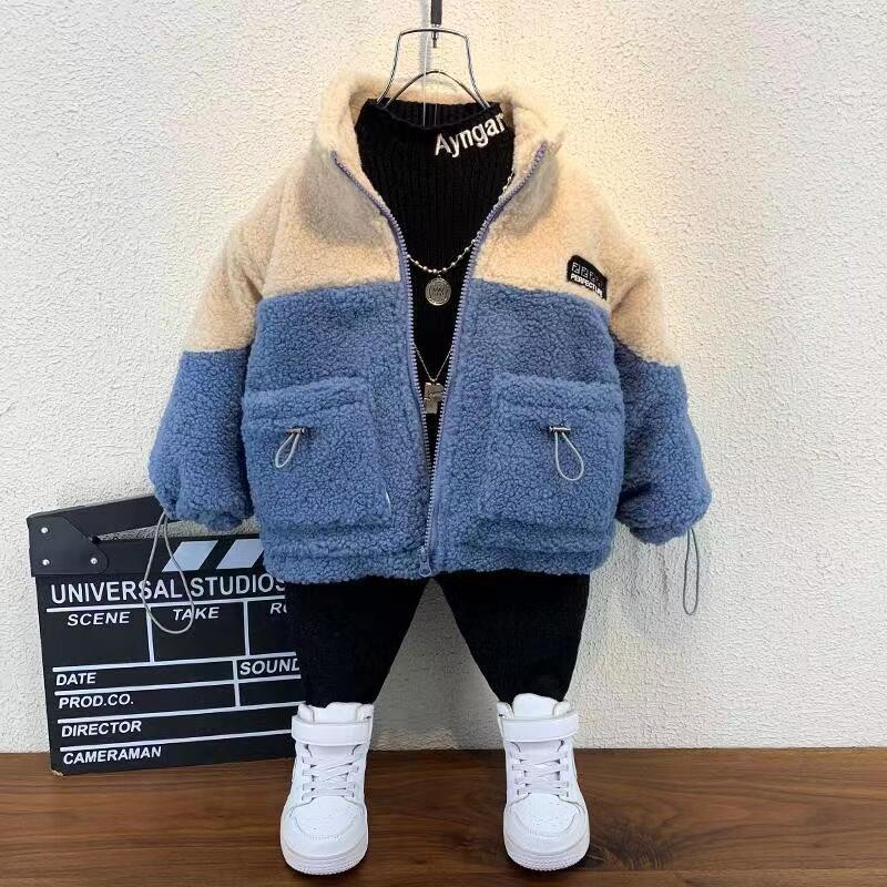 2023. Novi dlakavi kaput za dječake i djevojčice, modni kaput za djecu, dječja gornja odjeća Topla zimska jakna, kaputi 4-12T