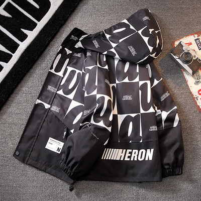 Dječački kaput Jakna Pamučna gornja odjeća Vjetrobran 2024 Savršen kaput za proljeće i jesen Visokokvalitetna dječja topla odjeća