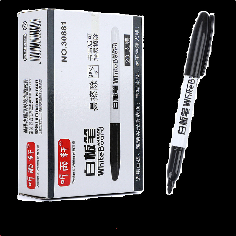 8 tk Tahvli pliiats Must Sinine Punane Kustutav Teachers Suure mahutavusega tahvel Laste värviline Veebaasil joonestuslaua pliiats