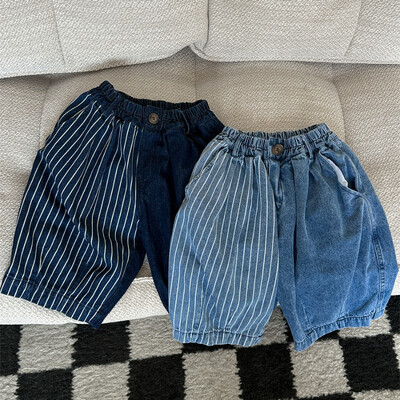 Pantaloni denim pentru bebeluși în stilul modului coreean îmbrăcăminte pentru copii fete băieți blugi largi 2023 toamnă primăvară noi pantaloni casual pentru copii
