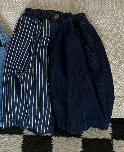 Dječje traper hlače Korejski modni stil Dječja odjeća Djevojčice Dječaci Široke traperice 2023 Jesen Proljeće Nove dječje ležerne hlače